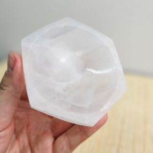 Selenite Bowl Hexagon