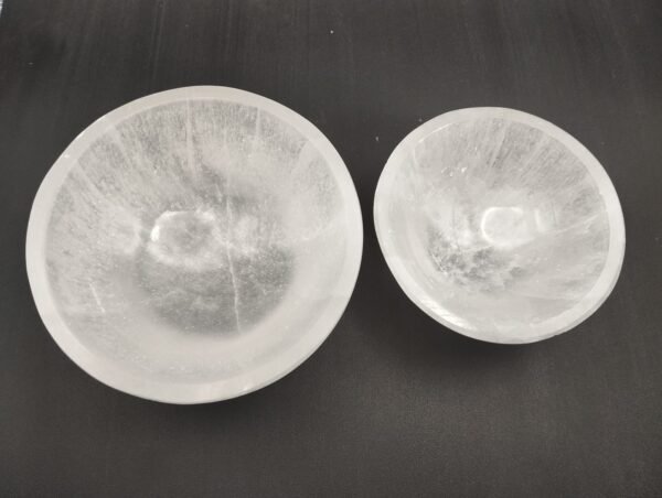 SELENITE BOWLS ROUND- SELENITE CRYSTAL BOWLS - Image 5