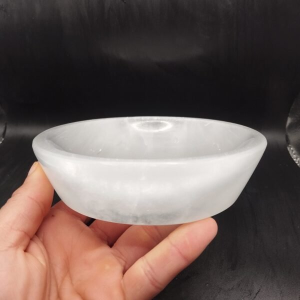 SELENITE BOWLS ROUND- SELENITE CRYSTAL BOWLS - Image 7