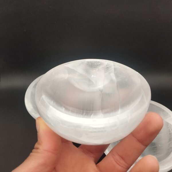 SELENITE BOWLS ROUND- SELENITE CRYSTAL BOWLS - Image 11